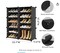 Cubby Shoe Rack,24 Pair Shoe Cubbies,6 Tier Portable Shoe Storage Organizer Cabinet,Plastic Shoe Shelves for Closet,Entryway,Bedroom,Plastic Shoe Shelves for Closet,Entryway,Bedroom,Black